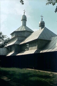 Church. View from north west (Mykola Zharkikh's archive, slides collection, 18.08.1989)